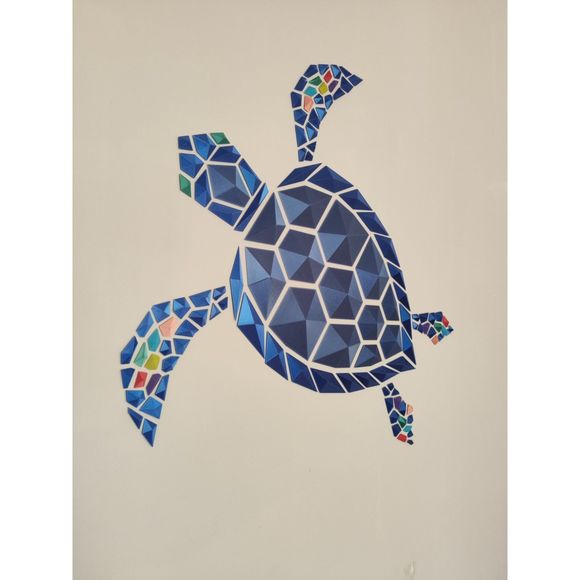 DGEmily Sea Turtle Wall Art | Large-Scale Wall Decor | Custom Sizes!! - Picture 2 of 7
